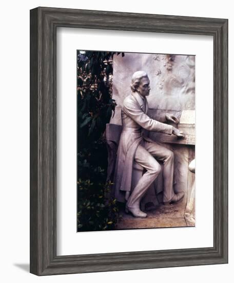 Monument to Frederic Chopin-French School-Framed Giclee Print