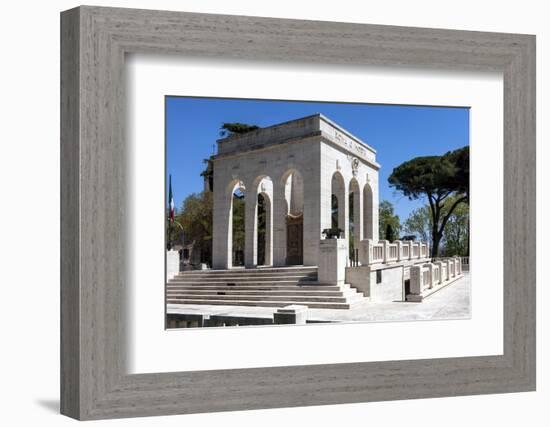 Monument to Italian Patriots Who Died During the Independence Wars-James Emmerson-Framed Photographic Print