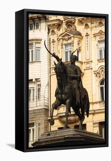 Monument to Josip Jelacic-null-Framed Premier Image Canvas