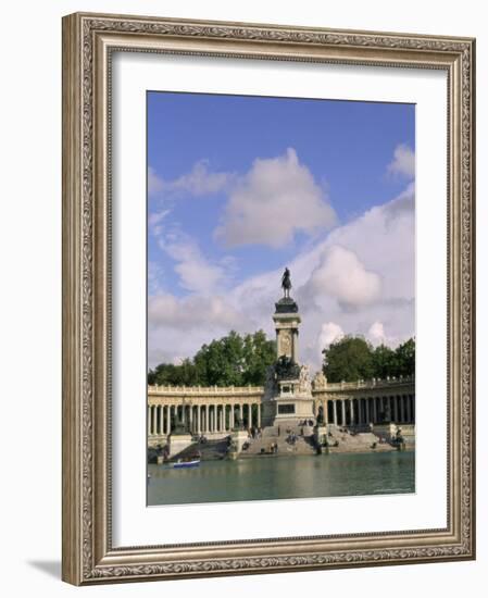 Monument to King Alfonso XII in El Retiro Park, Madrid, Spain, Europe-Sergio Pitamitz-Framed Photographic Print