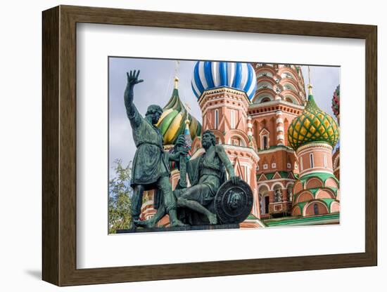 Monument to Minin and Pozharsky. 1816 Bronze Statue-Tom Norring-Framed Photographic Print