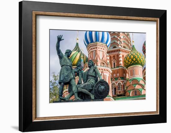 Monument to Minin and Pozharsky. 1816 Bronze Statue-Tom Norring-Framed Photographic Print