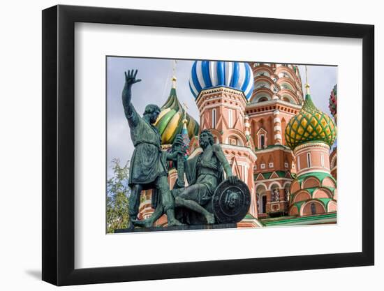 Monument to Minin and Pozharsky. 1816 Bronze Statue-Tom Norring-Framed Photographic Print