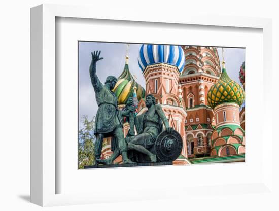 Monument to Minin and Pozharsky. 1816 Bronze Statue-Tom Norring-Framed Photographic Print