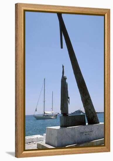 Monument To Pythagoras of Samos-Detlev Van Ravenswaay-Framed Premier Image Canvas
