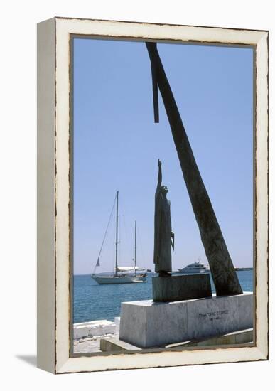 Monument To Pythagoras of Samos-Detlev Van Ravenswaay-Framed Premier Image Canvas