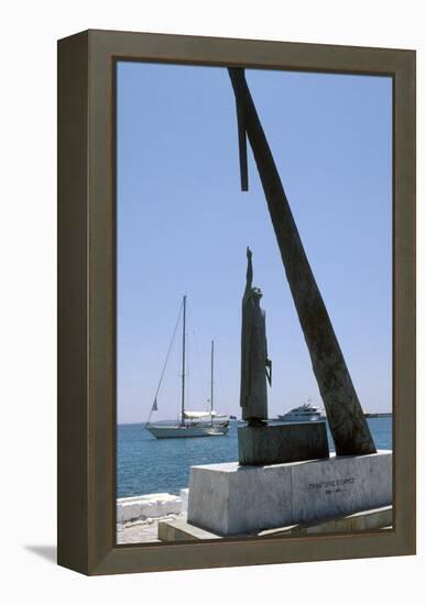 Monument To Pythagoras of Samos-Detlev Van Ravenswaay-Framed Premier Image Canvas