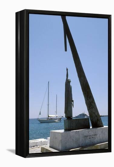Monument To Pythagoras of Samos-Detlev Van Ravenswaay-Framed Premier Image Canvas