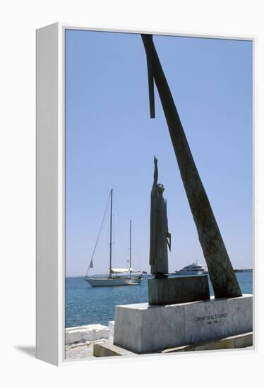 Monument To Pythagoras of Samos-Detlev Van Ravenswaay-Framed Premier Image Canvas