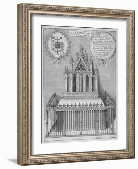 Monument to Saint Erkenwald in Old St Paul's Cathedral, City of London, 1656-Wenceslaus Hollar-Framed Giclee Print