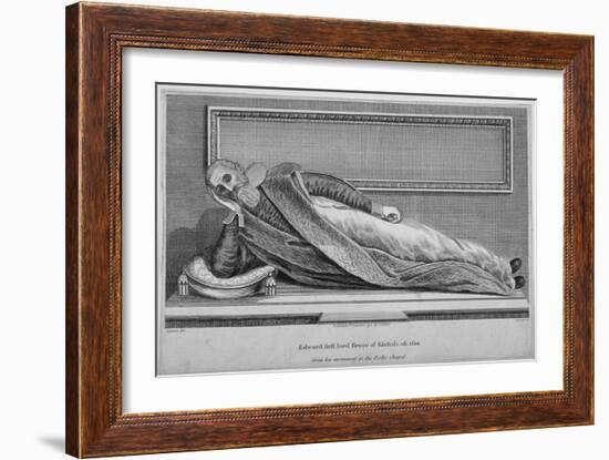 Monument to Sir Edward Bruce in Rolls Chapel, Chancery Lane, City of London, 1794-null-Framed Giclee Print