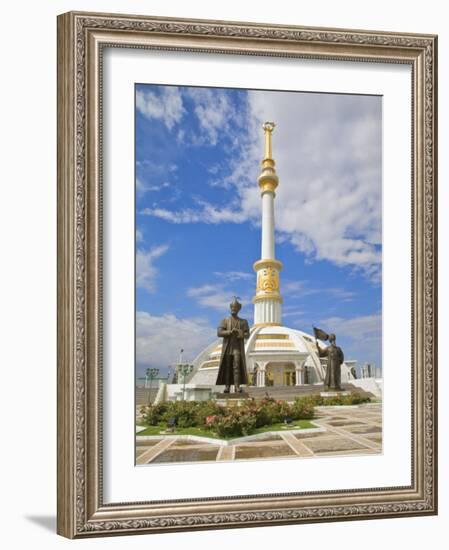 Monument to the Independence of Turkmenistan, Independance Park, Berzengi Ashgabat, Turkmenistan-Jane Sweeney-Framed Photographic Print