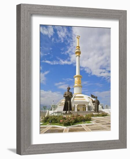 Monument to the Independence of Turkmenistan, Independance Park, Berzengi Ashgabat, Turkmenistan-Jane Sweeney-Framed Photographic Print