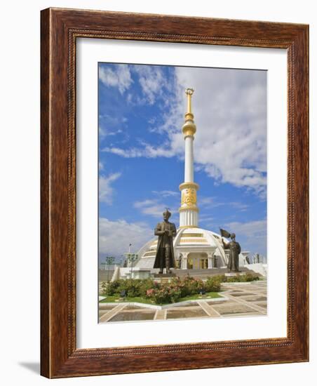 Monument to the Independence of Turkmenistan, Independance Park, Berzengi Ashgabat, Turkmenistan-Jane Sweeney-Framed Photographic Print