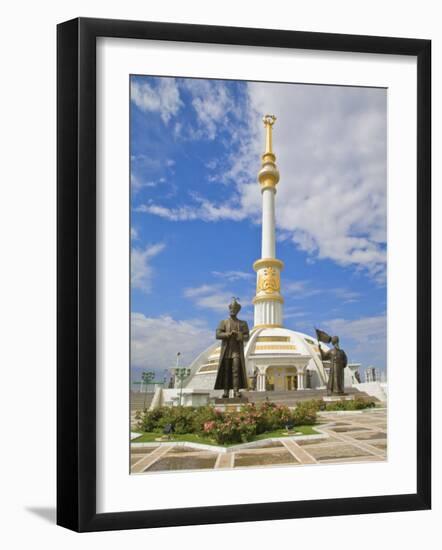 Monument to the Independence of Turkmenistan, Independance Park, Berzengi Ashgabat, Turkmenistan-Jane Sweeney-Framed Photographic Print