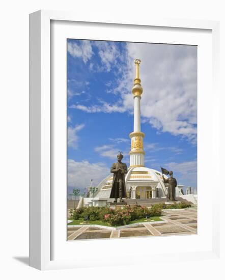 Monument to the Independence of Turkmenistan, Independance Park, Berzengi Ashgabat, Turkmenistan-Jane Sweeney-Framed Photographic Print