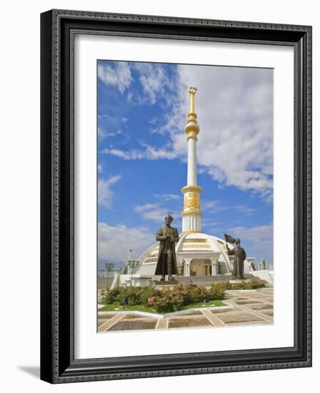 Monument to the Independence of Turkmenistan, Independance Park, Berzengi Ashgabat, Turkmenistan-Jane Sweeney-Framed Photographic Print