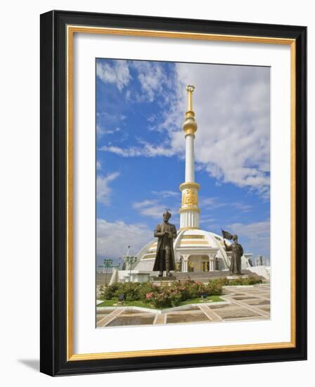 Monument to the Independence of Turkmenistan, Independance Park, Berzengi Ashgabat, Turkmenistan-Jane Sweeney-Framed Photographic Print