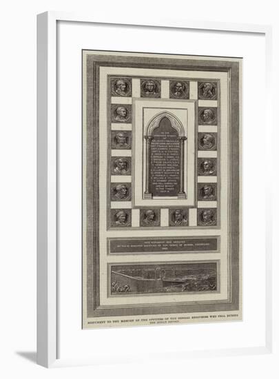 Monument to the Memory of the Officers of the Bengal Engineers Who Fell During the Indian Revolt-null-Framed Giclee Print