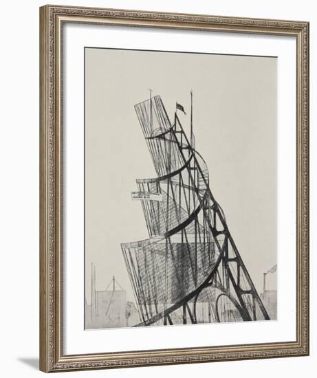 Monument to the Third International (Tatlin's Tower), 1919-Vladimir Tatlin-Framed Art Print