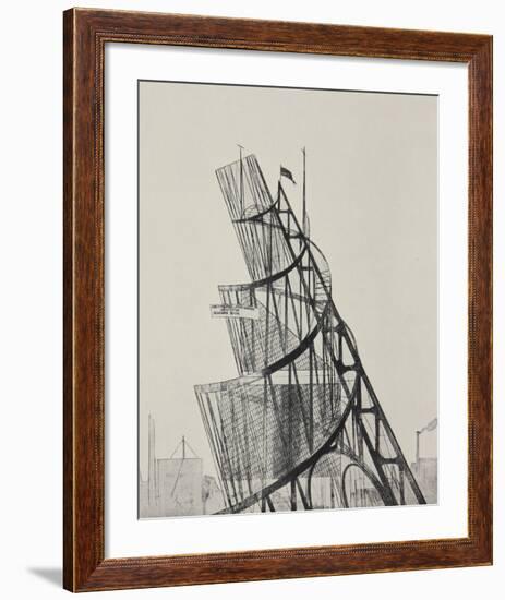 Monument to the Third International (Tatlin's Tower), 1919-Vladimir Tatlin-Framed Art Print