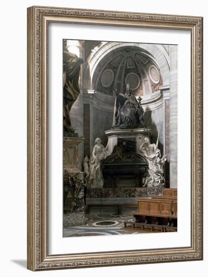 Monument to Urban VIII-Giovanni Lorenzo Bernini-Framed Giclee Print