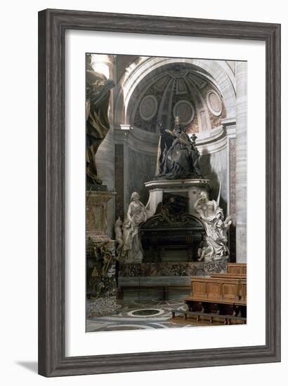 Monument to Urban VIII-Giovanni Lorenzo Bernini-Framed Giclee Print