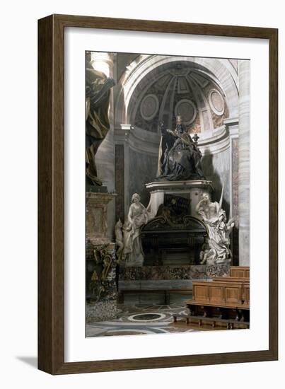 Monument to Urban VIII-Giovanni Lorenzo Bernini-Framed Giclee Print