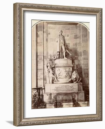 Monument to Vice-Admiral Horatio Nelson, St Paul's Cathedral, London, C.1885-null-Framed Photographic Print