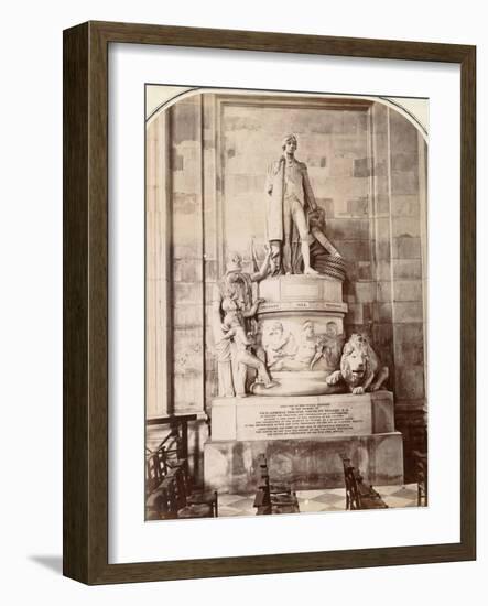 Monument to Vice-Admiral Horatio Nelson, St Paul's Cathedral, London, C.1885-null-Framed Photographic Print