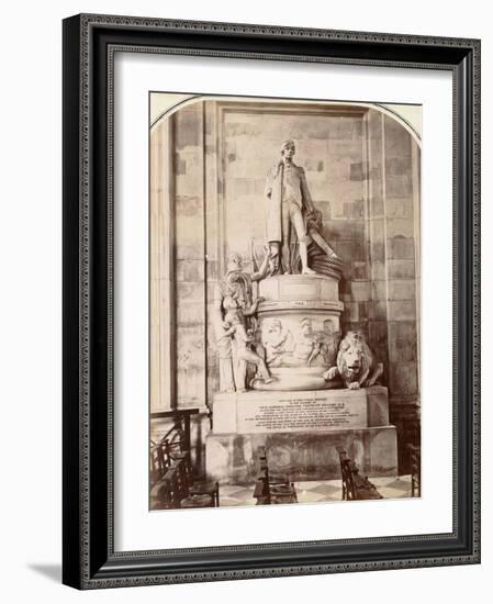 Monument to Vice-Admiral Horatio Nelson, St Paul's Cathedral, London, C.1885-null-Framed Photographic Print