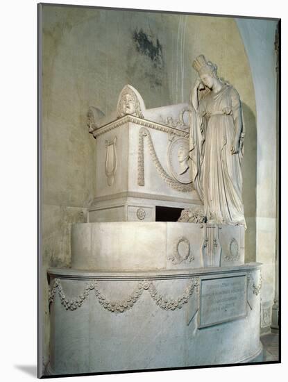 Monument to Vittorio Alfieri-Antonio Canova-Mounted Giclee Print