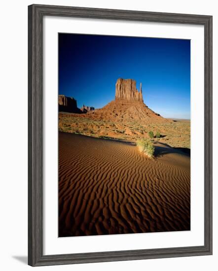 Monument Valley and Sand Dunes, Arizona, USA-Steve Vidler-Framed Photographic Print