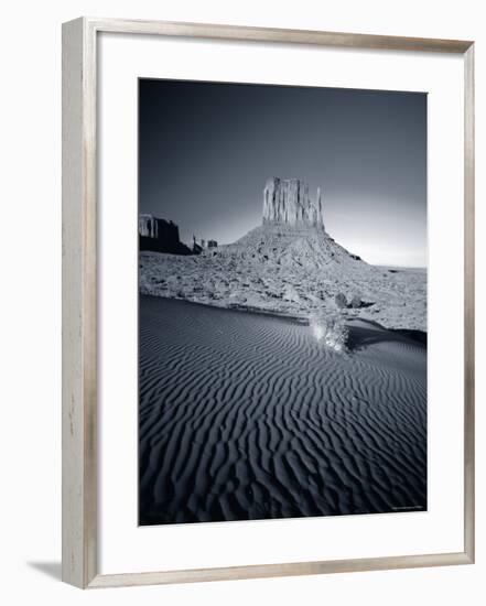 Monument Valley and Sand Dunes, Arizona, USA-Steve Vidler-Framed Photographic Print