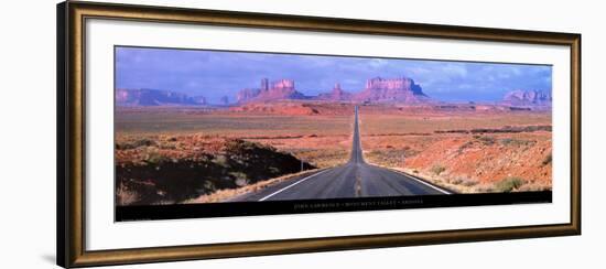 Monument Valley - Arizona-John Lawrence-Framed Art Print
