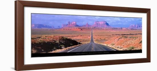 Monument Valley - Arizona-John Lawrence-Framed Art Print