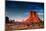 Monument Valley At Dusk Utah-null-Mounted Art Print