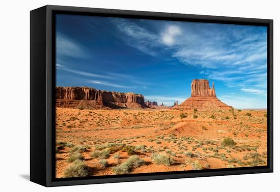 Monument Valley, Desert Canyon in Arizona-lucky-photographer-Framed Premier Image Canvas