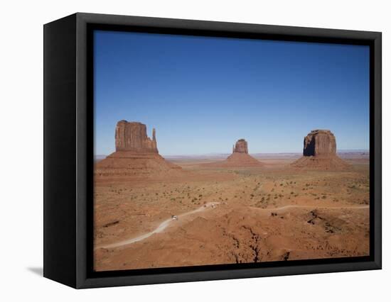 Monument Valley Navajo Tribal Park, Utah Arizona Border, USA-Angelo Cavalli-Framed Premier Image Canvas