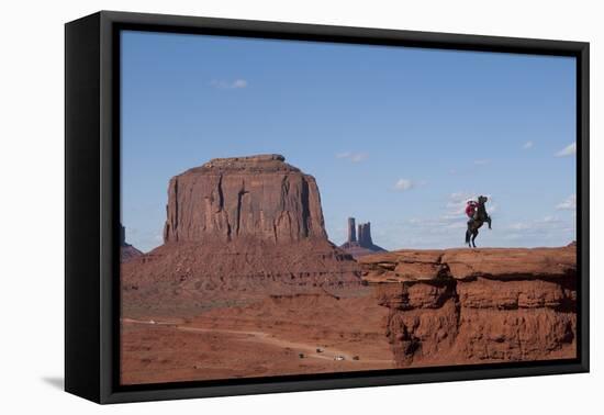 Monument Valley Navajo Tribal Park, Utah, United States of America, North America-Richard Maschmeyer-Framed Premier Image Canvas