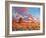 Monument Valley Sunset-Patty Baker-Framed Art Print