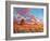 Monument Valley Sunset-Patty Baker-Framed Art Print