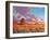 Monument Valley Sunset-Patty Baker-Framed Art Print