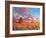 Monument Valley Sunset-Patty Baker-Framed Art Print