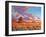 Monument Valley Sunset-Patty Baker-Framed Art Print