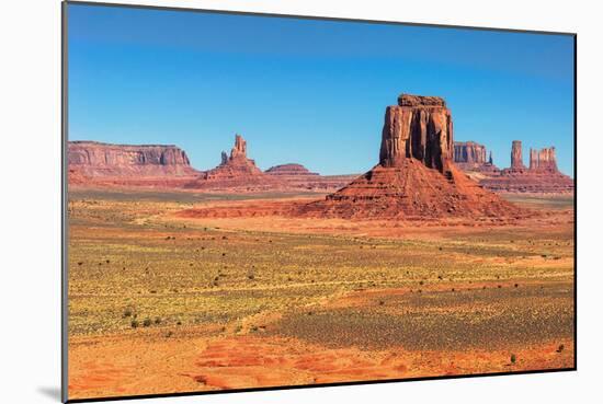 Monument Valley West and East Mittens Butte Utah National Park-lucky-photographer-Mounted Photographic Print