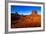 Monument Valley West Mitten And Merrick Butte Desert Sand Dunes Utah-holbox-Framed Premium Giclee Print