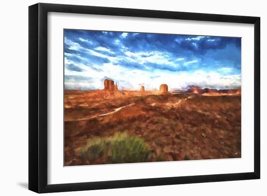 Monument Valley-Philippe Hugonnard-Framed Giclee Print