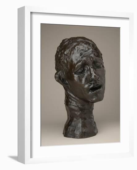 Monumental Head of Pierre De Wissant, Modeled circa 1884-1885, Enlarged circa 1909, Musée Rodin Cas-Auguste Rodin-Framed Giclee Print