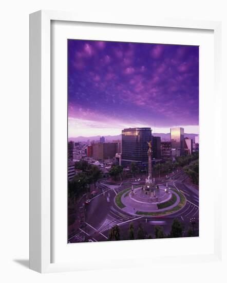 Monumento a La Indepencia, Mexico City-Walter Bibikow-Framed Photographic Print